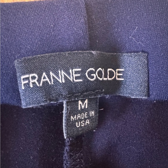 Franne Golde Perfect Ponte Slim Pant in Black Size M - Picture 7 of 10